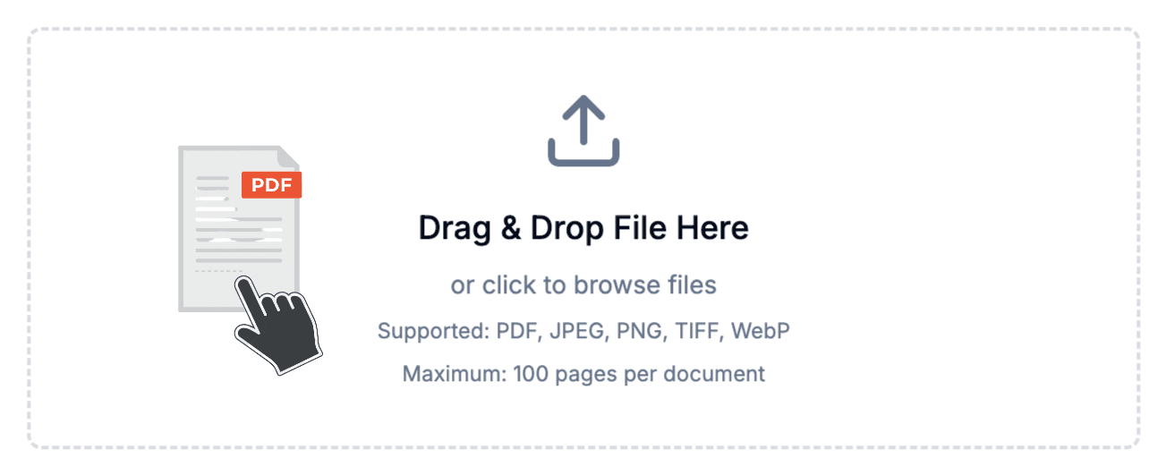 Entryflow upload interface